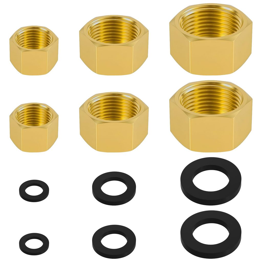 Cap For Unthreaded Rubber Plumbing Water Hose Line