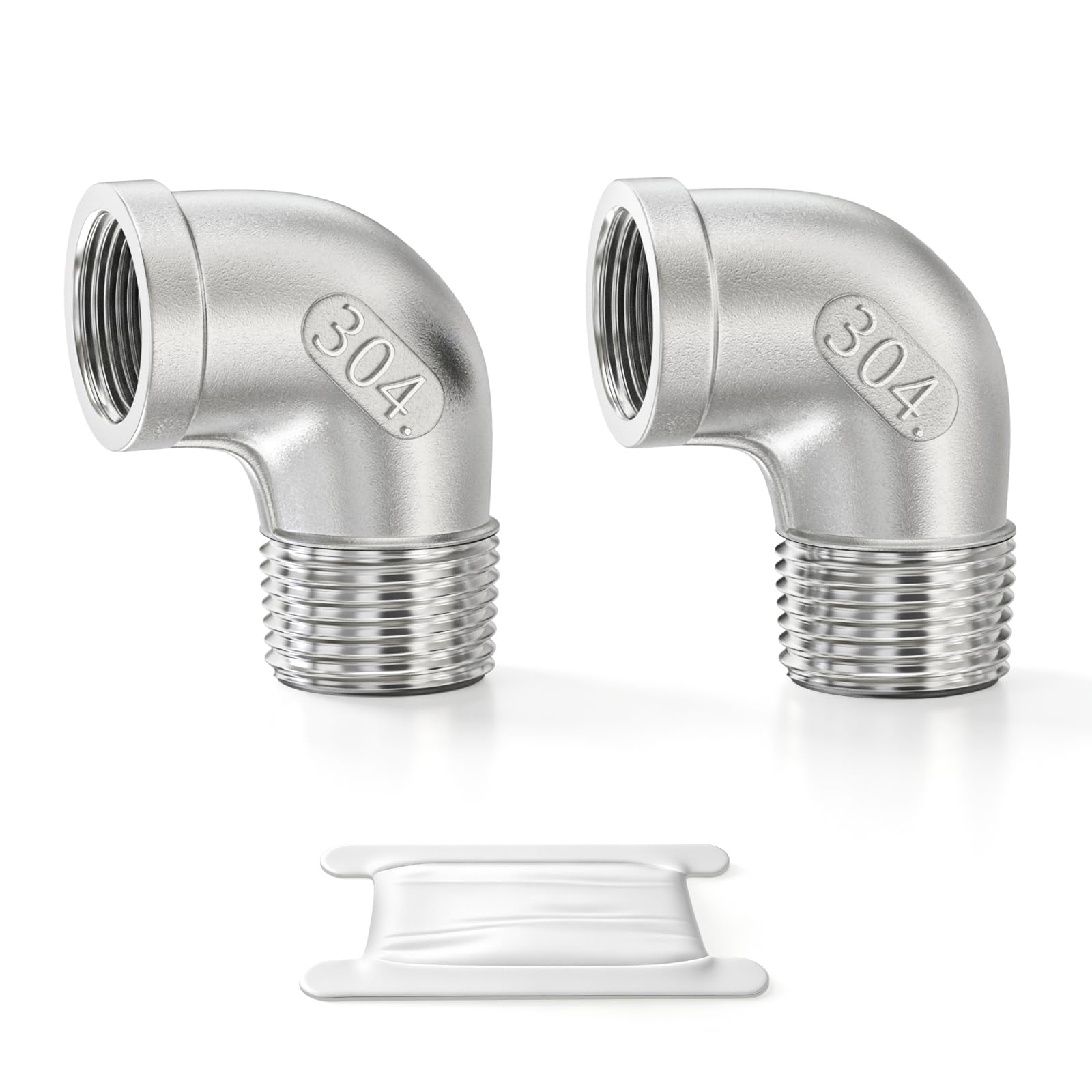 Chrome Plumbing Fitting 1/2 FNPT Female Elbow Guide