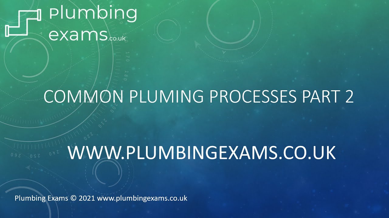Ace Your City And Guilds Common Plumbing Processes Mock Test
