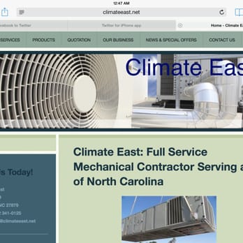 Climate East NC Plumbing & Electrical Permit Number