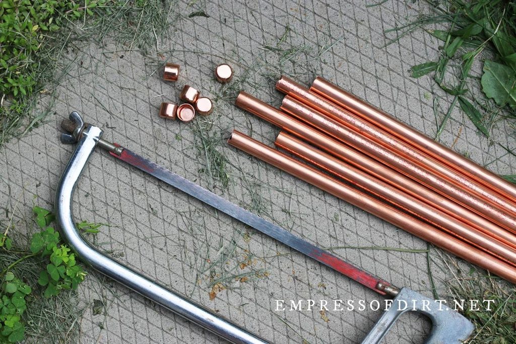 Copper Hose Guides Made From Plumber'S Copper Pipes
